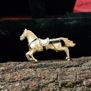 Vintage Horse Brooch Pin